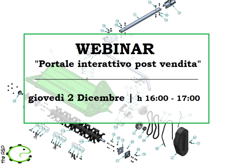 Read more about the article Webinar “Portale interattivo post vendita”